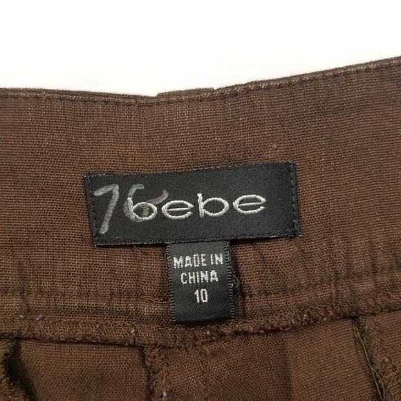 Bebe Linen Pants Size 10 - Picture 3 of 8